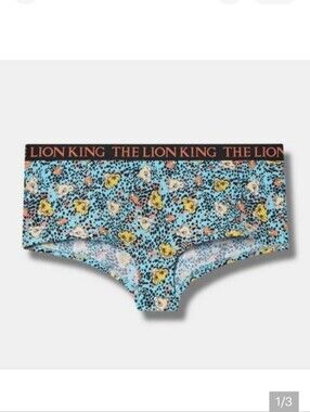 🆕️👑🦁 2X DISNEY THE LION KING SIMBA COTTON MIDRISE BOY SHORT PANTY🦁👑